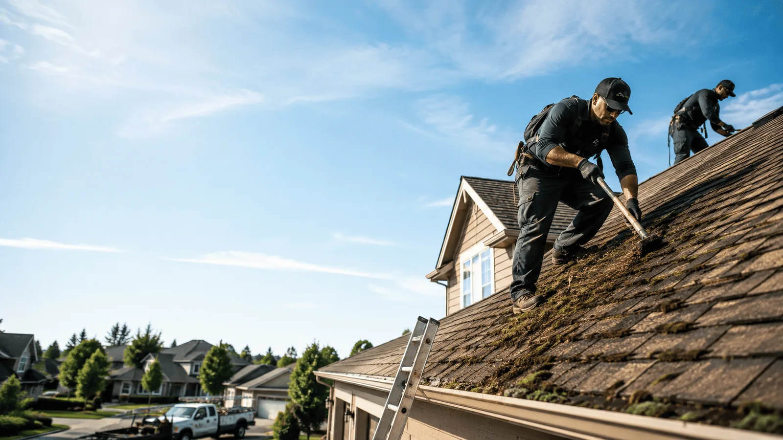 Roof Moss Removal in Sugar Land, TX near me